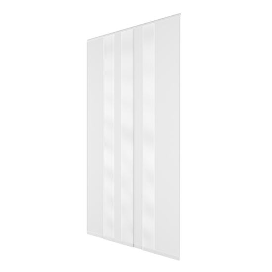 Moustiquaire rideau pour porte largeur 130 cm blanc